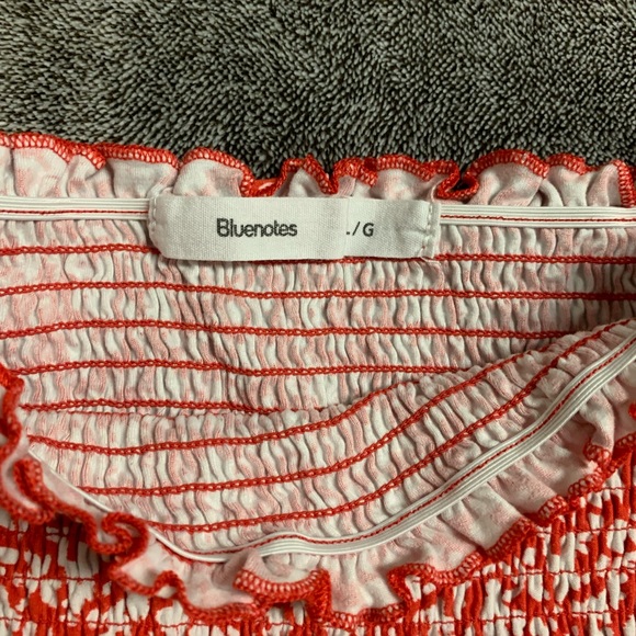 Blue notes blouse summer shirt - Picture 3 of 3